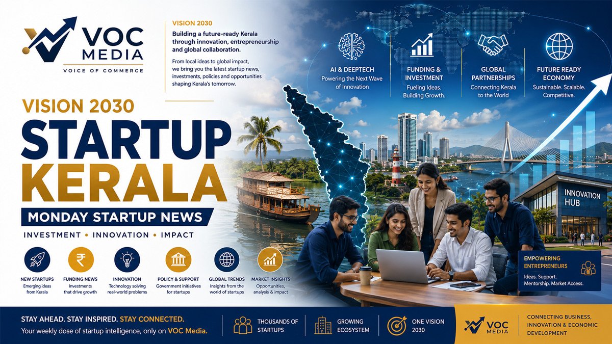 Vision 2030 | Startup Kerala News. കേരളം സ്റ്റാർട്ടപ്പ് ശക്തിയിലേക്ക്: നിക്ഷേപം, നവീകരണം, ആഗോള സഹകരണം പുതിയ അവസരങ്ങൾ തുറക്കുന്നു