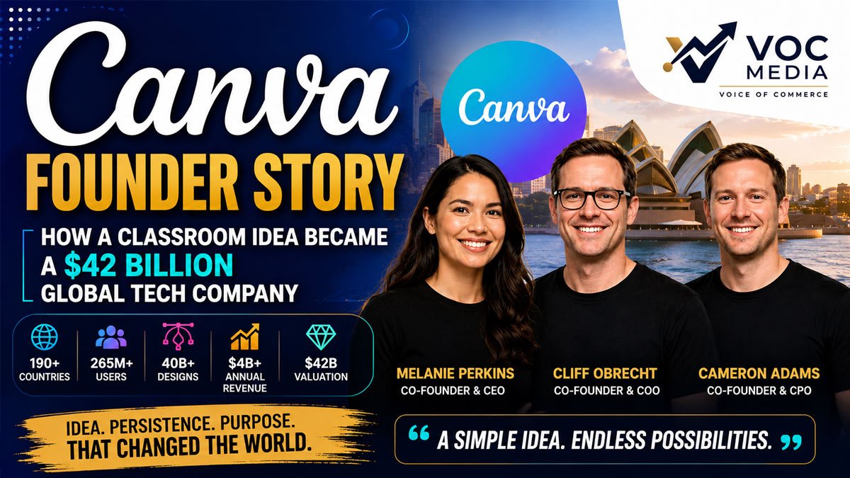 Canva Founder Story: ക്ലാസ്‌റൂമിലെ ഒരു ആശയം എങ്ങനെ $42 ബില്യൺ ടെക് കമ്പനിയായി?