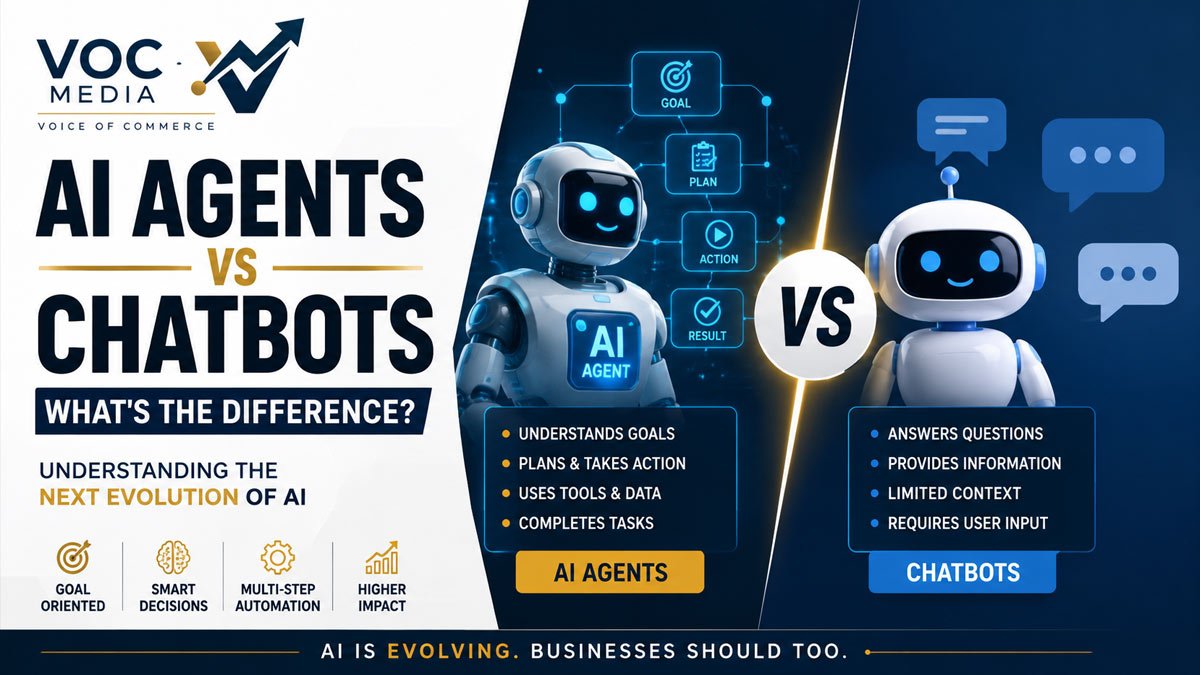 AI Agents vs Chatbots: എന്താണ് വ്യത്യാസം? 2026-ൽ അറിയേണ്ട പ്രധാന കാര്യങ്ങൾ