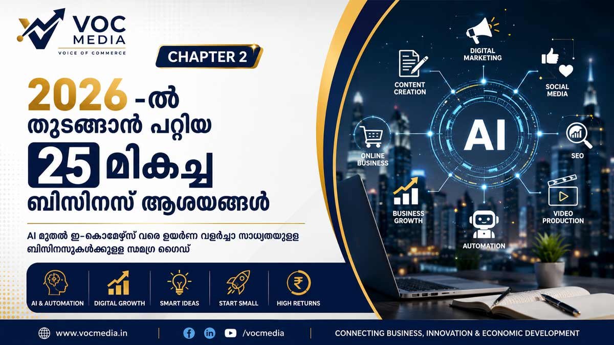 2026-ലെ ഏറ്റവും കൂടുതൽ വളർച്ചാ സാധ്യതയുള്ള ബിസിനസ് ആശയങ്ങൾ-Chapter 2: