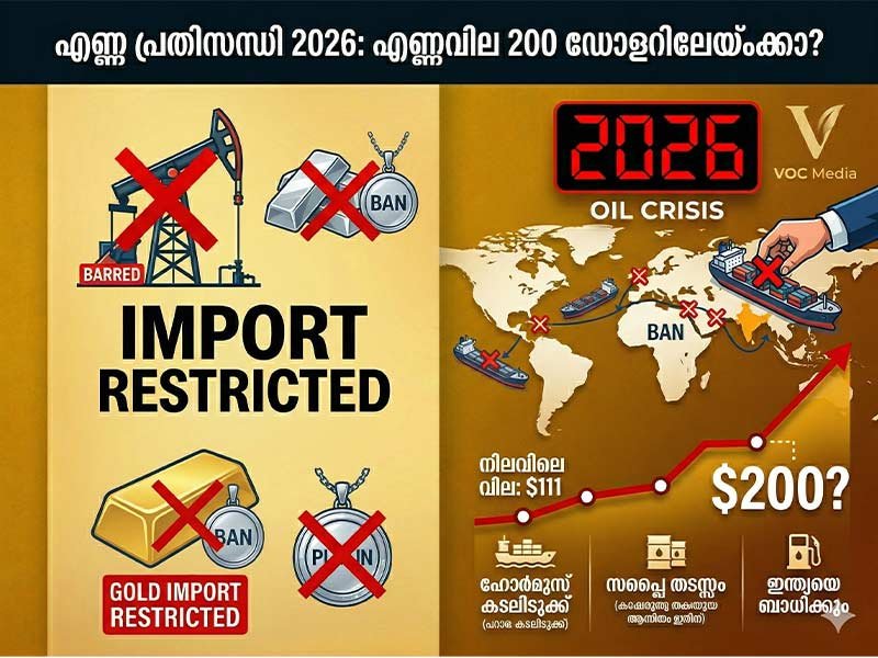 ആഗോള എണ്ണവില 200 ഡോളറിലേക്കോ? വിപണിയിൽ ആശങ്കയേറുന്നു!