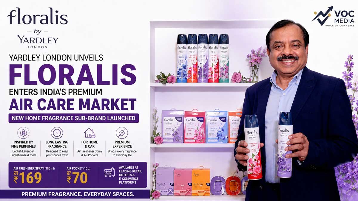 ഇന്ത്യയിലെ പ്രീമിയം എയർ കെയർ വിപണിയിലേക്ക് Yardley London; 'Floralis' ഹോം ഫ്രാഗ്രൻസ് ശ്രേണി അവതരിപ്പിച്ചു