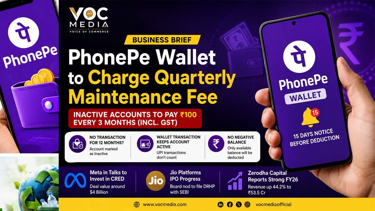 PhonePe Wallet ഉപയോഗിക്കാത്ത അക്കൗണ്ടുകളിൽ നിന്ന് ഇനി ക്വാർട്ടർ മെയിന്റനൻസ് ഫീസ് ഈടാക്കും