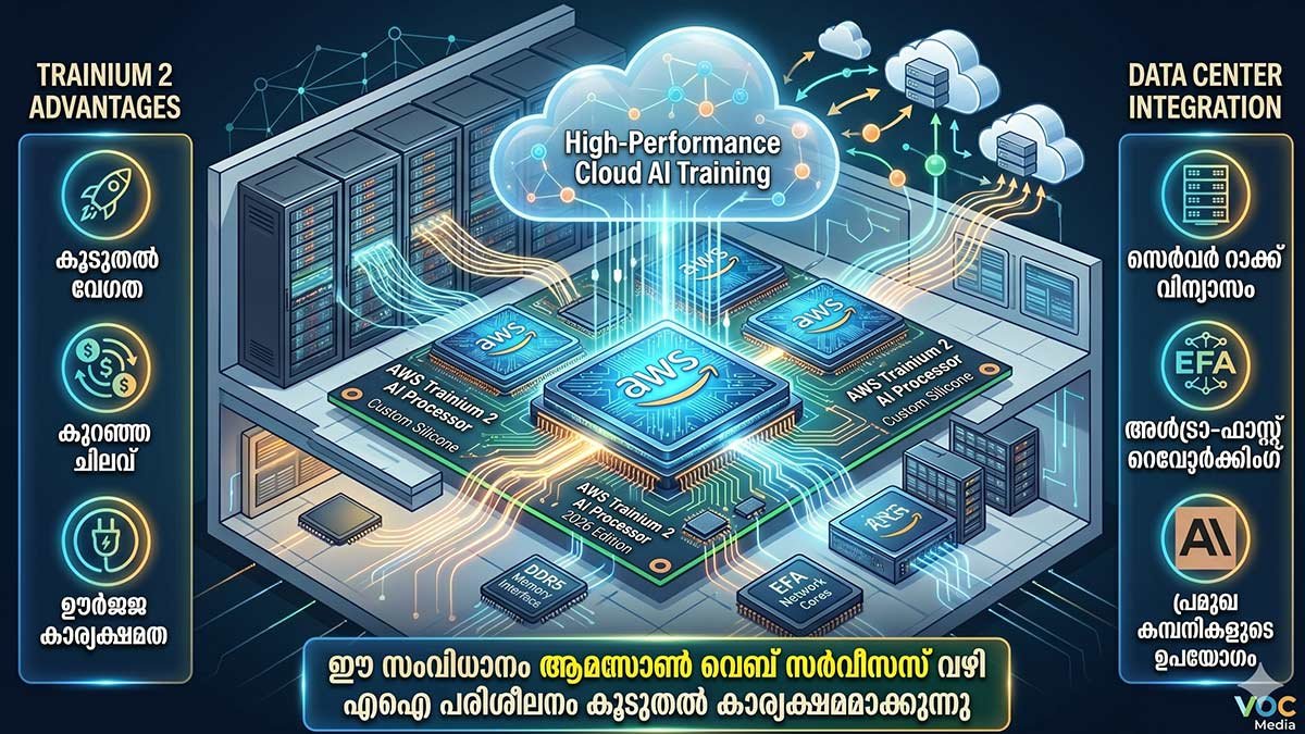 എൻവിഡിയയെ ഞെട്ടിച്ച് ആമസോൺ; സ്വന്തം എഐ ചിപ്പുകളുമായി പുതിയ വിപ്ലവം